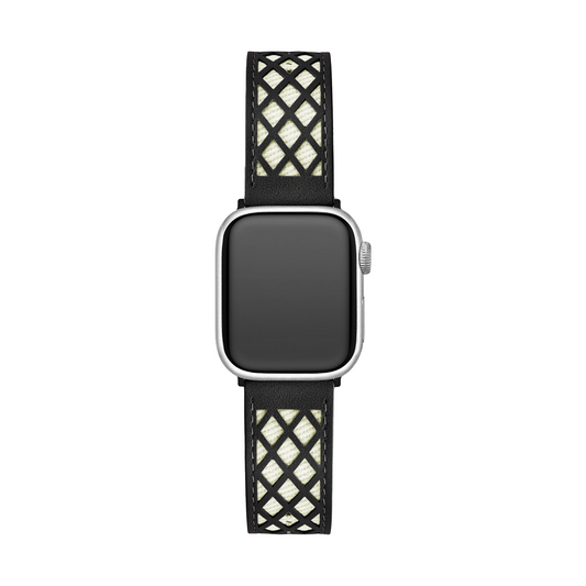 Lattice Leather Watch Band for Apple Watch – Elegant, Durable Strap