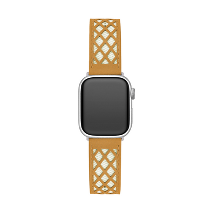 Lattice Leather Watch Band for Apple Watch – Elegant, Durable Strap