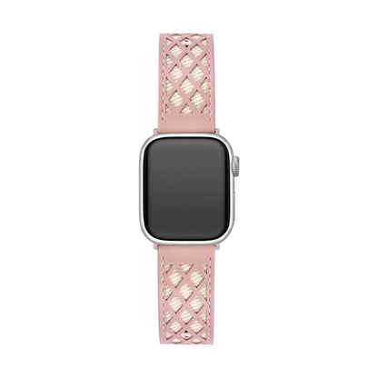 Lattice Leather Watch Band for Apple Watch – Elegant, Durable Strap