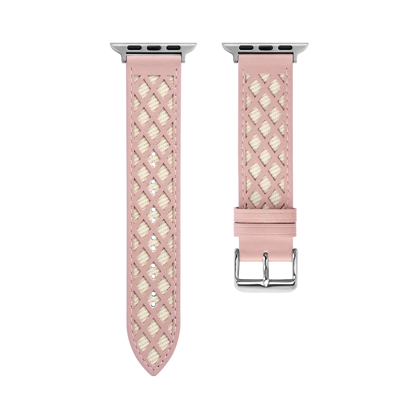 Lattice Leather Watch Band for Apple Watch – Elegant, Durable Strap
