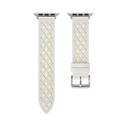 Lattice Leather Watch Band for Apple Watch – Elegant, Durable Strap