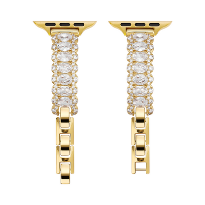 Marquise Halo Copper Apple Watch Band - Sleek, Luxurious Strap