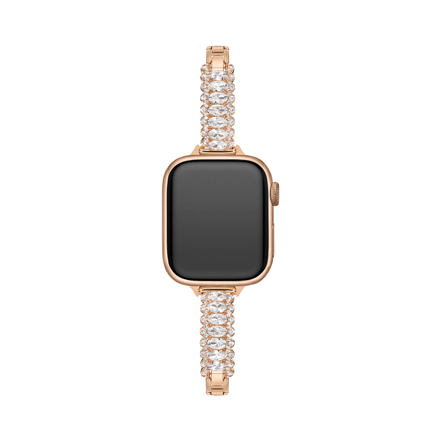Marquise Halo Copper Apple Watch Band - Sleek, Luxurious Strap