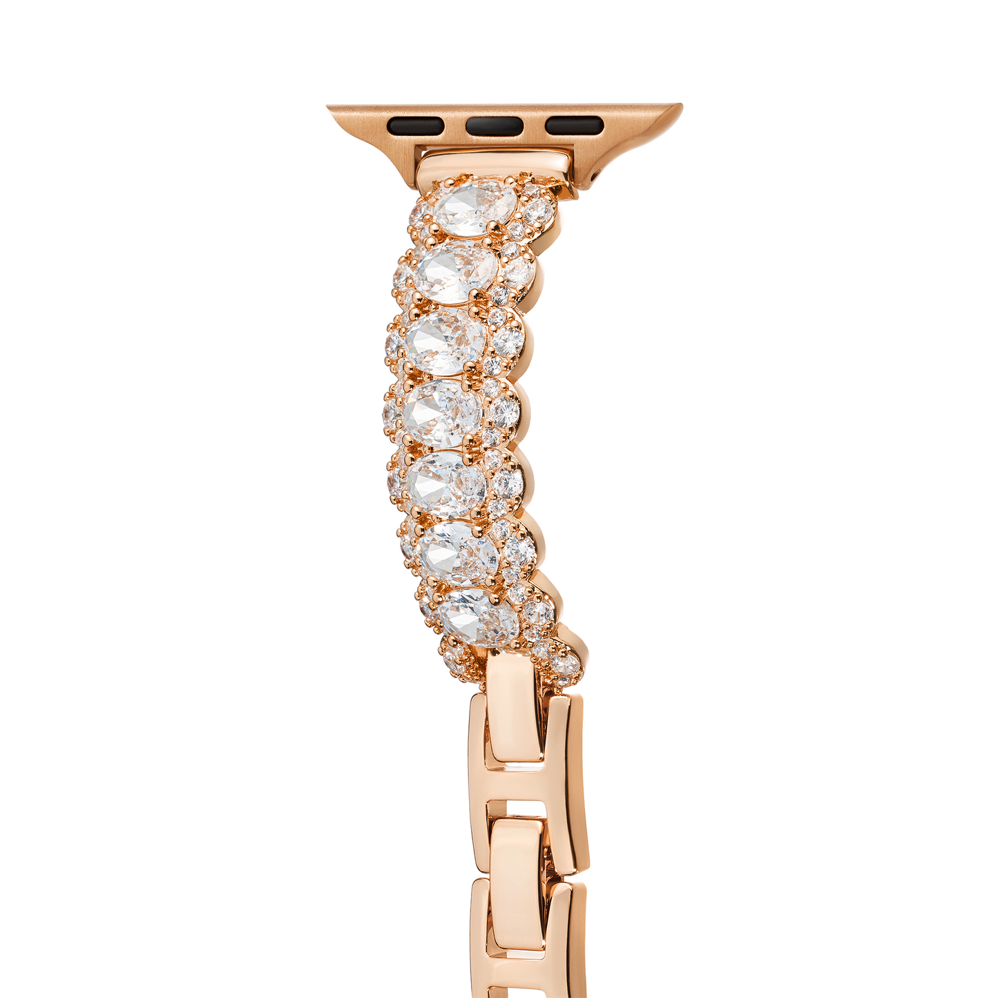 Marquise Halo Copper Apple Watch Band - Sleek, Luxurious Strap