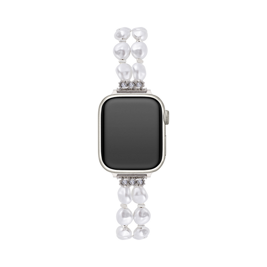 Pearl-Perfect Watch Band - Elegant, Sparkling Wrist Accessory