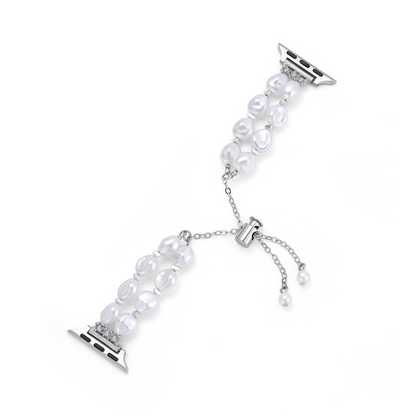 Pearl-Perfect Watch Band - Elegant, Sparkling Wrist Accessory