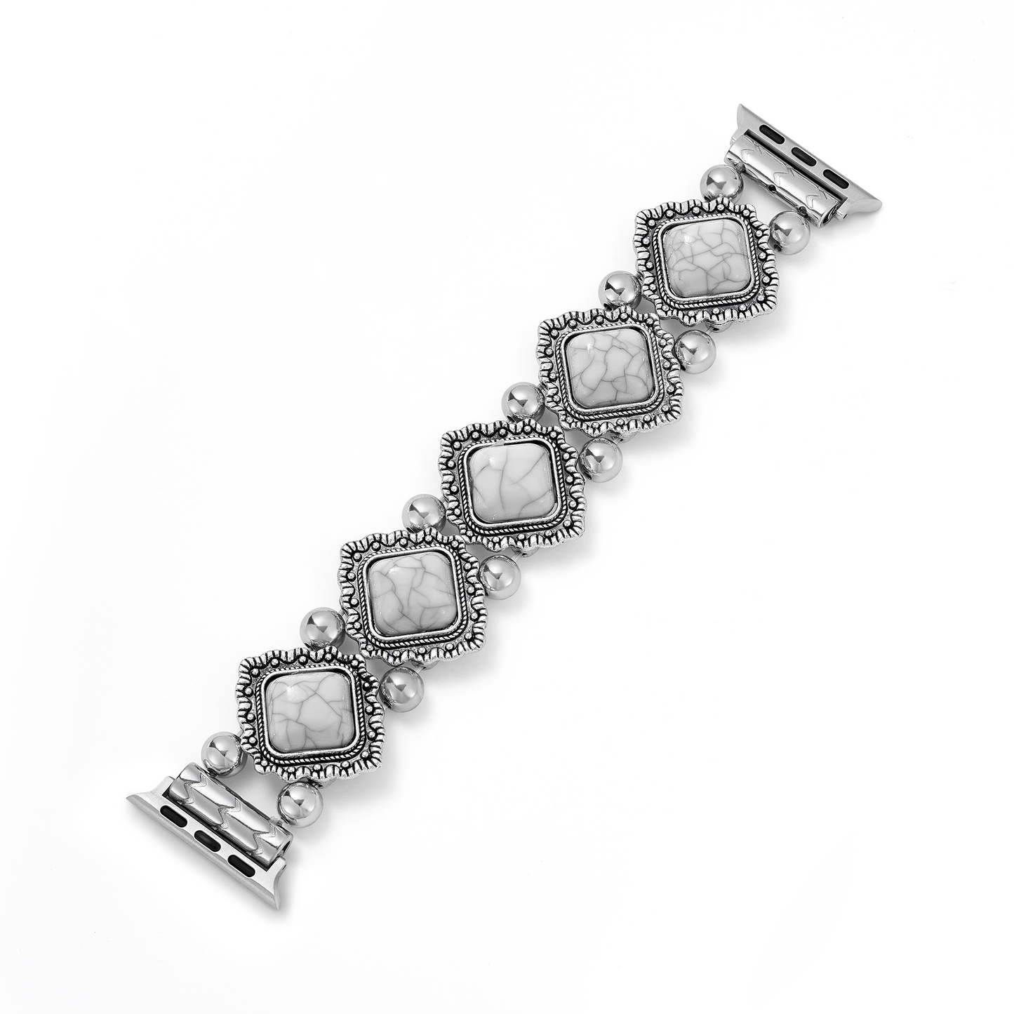 Vintage-Style Turquoise Elastic Watch Bracelet for Apple Watch