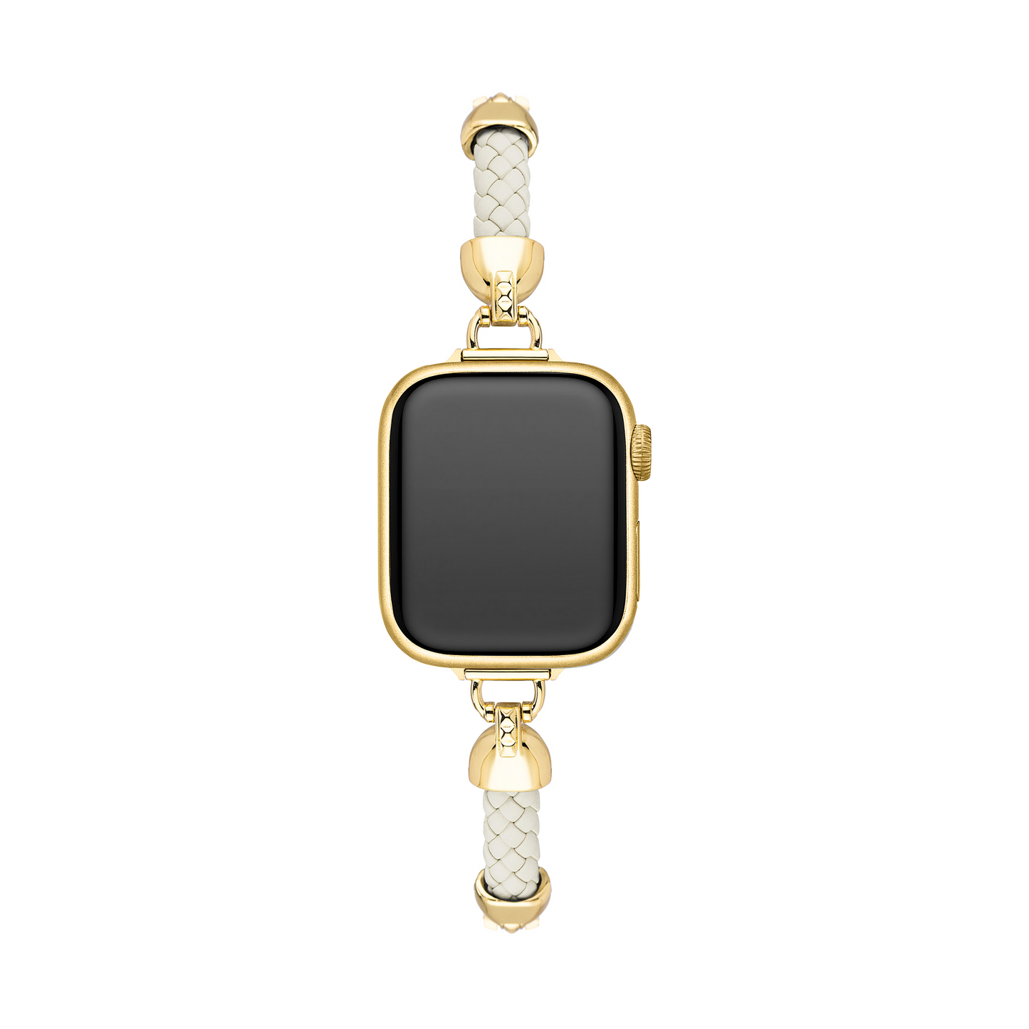 Sleek Woven Metal Watch Band for Apple Watch