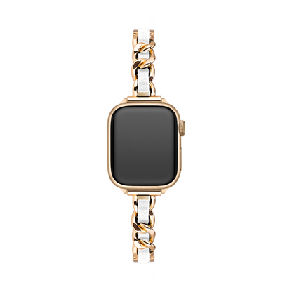 Twisted Metal Stainless Steel Link Watch Band for Apple Watch