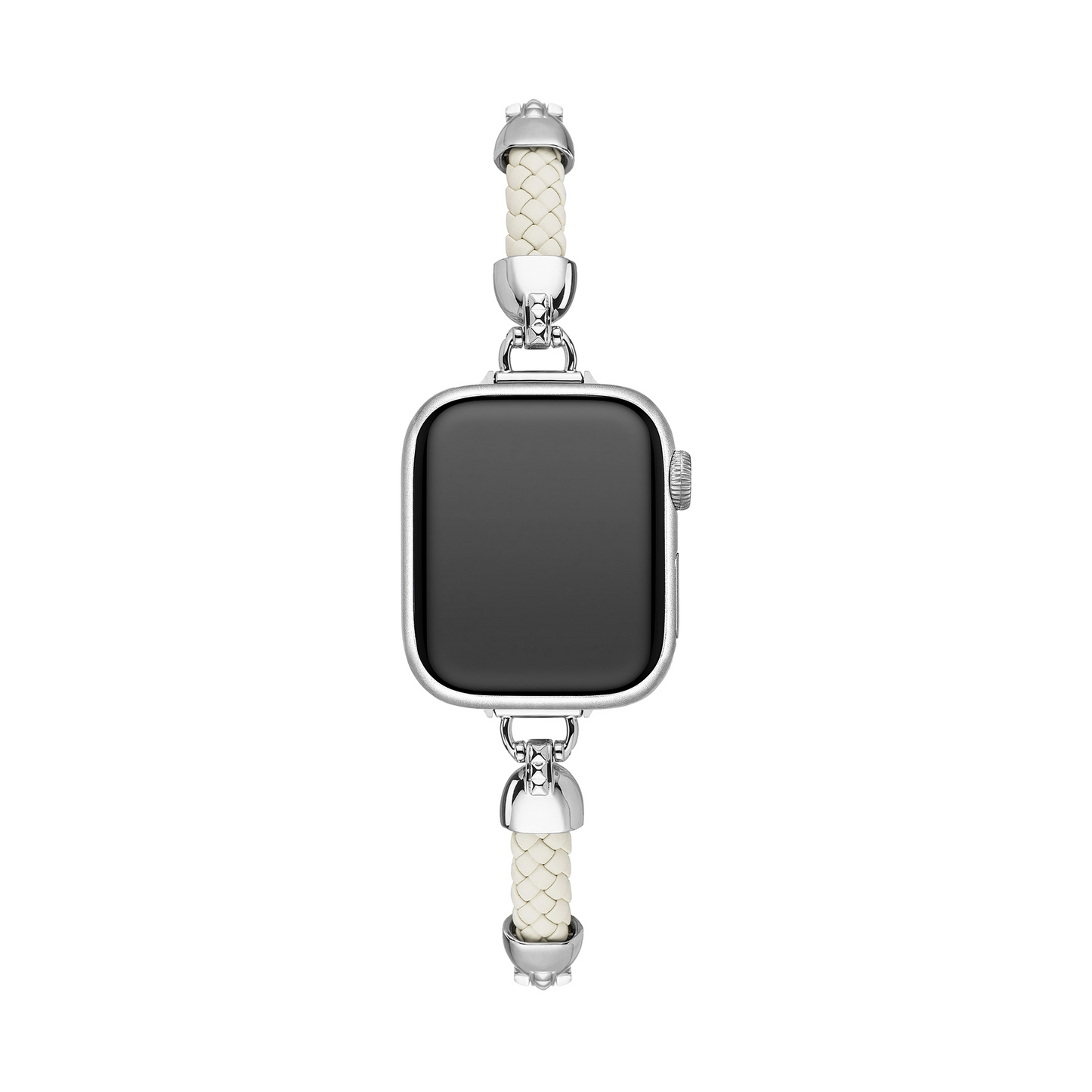 Sleek Woven Metal Watch Band for Apple Watch