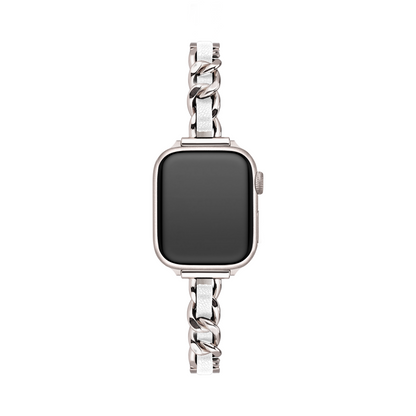 Twisted Metal Stainless Steel Link Watch Band for Apple Watch