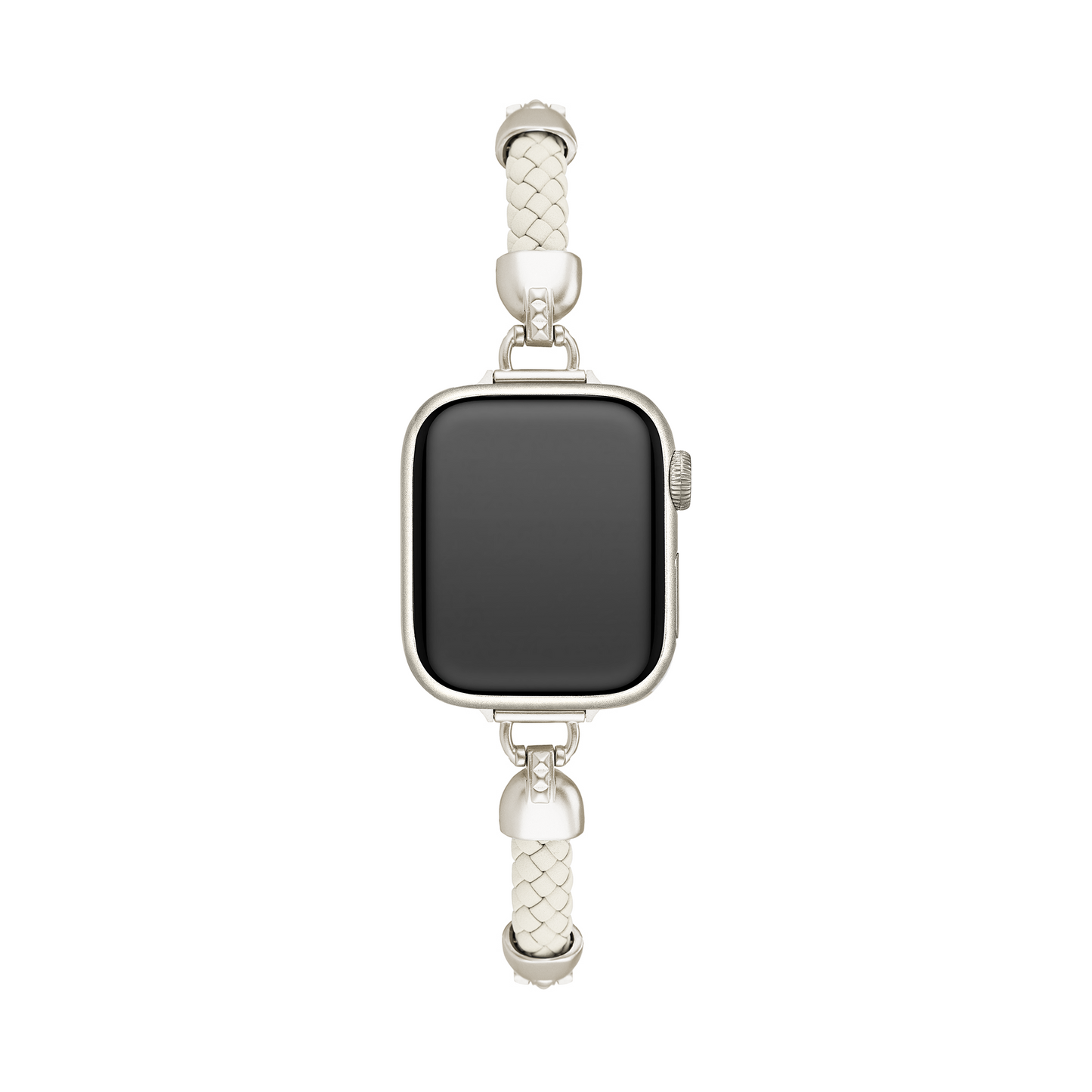 Sleek Woven Metal Watch Band for Apple Watch