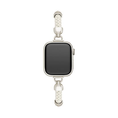 Sleek Woven Metal Watch Band for Apple Watch
