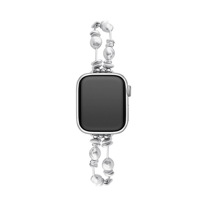 Ambiglow Pearl Watch Band for Apple Watch — Elegant Pearl-Gloss Strap for All Models