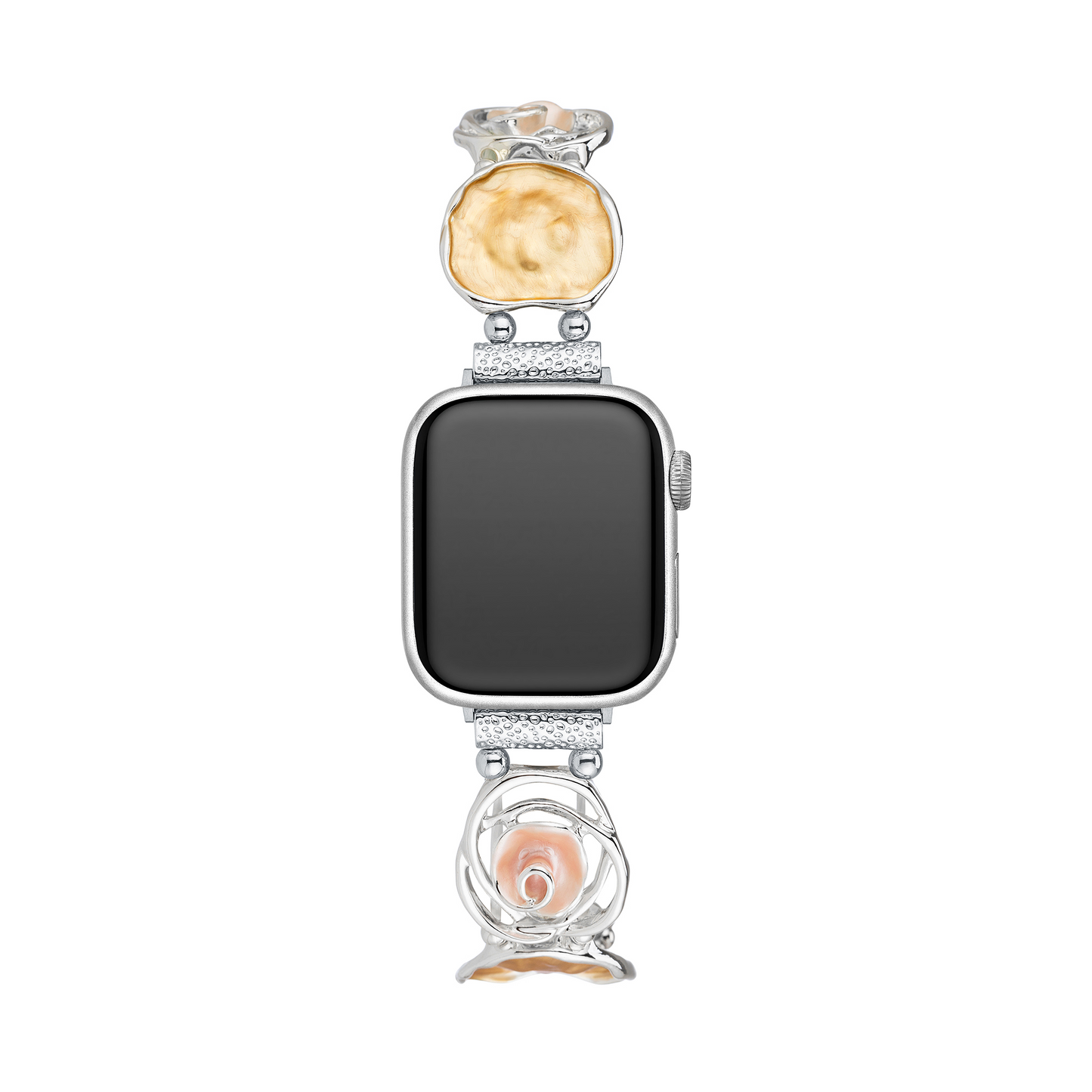 Elegant Rose Bangle Elastic Watch Bracelet for Apple Watch