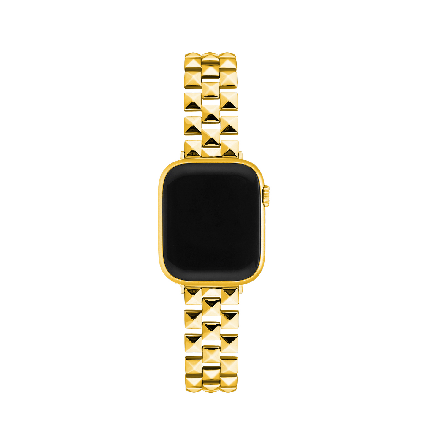 Premium Stainless Steel Diamond-Accent Watch Band