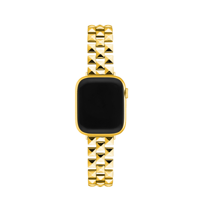 Premium Stainless Steel Diamond-Accent Watch Band