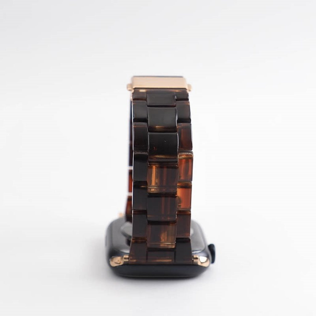 Elegant Carrara Marble Resin Link Strap