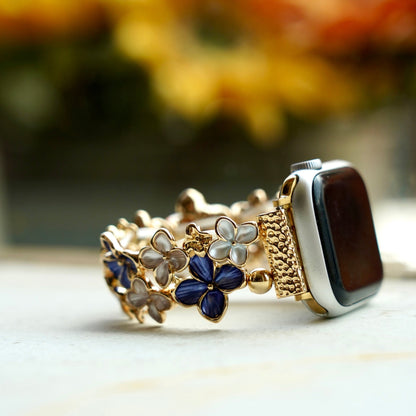 Bloom Elastic Bangle — Chic, Flexible Bracelet for Apple Watch