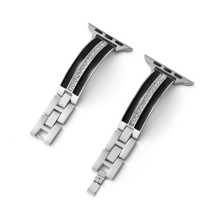 Sparkling Rhinestone-Embellished Classic Apple Watch Band