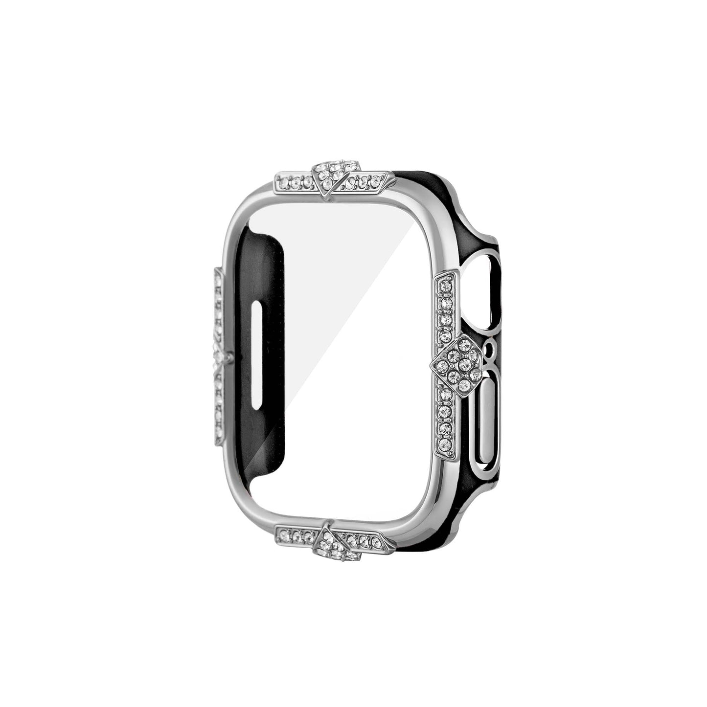 Diamond-Accent Contrasting Watch Case
