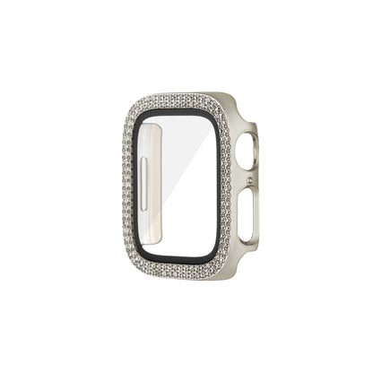 Gleaming Rhinestones Fully Wrapped Apple Watch Case