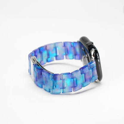 Elegant Carrara Marble Resin Link Strap