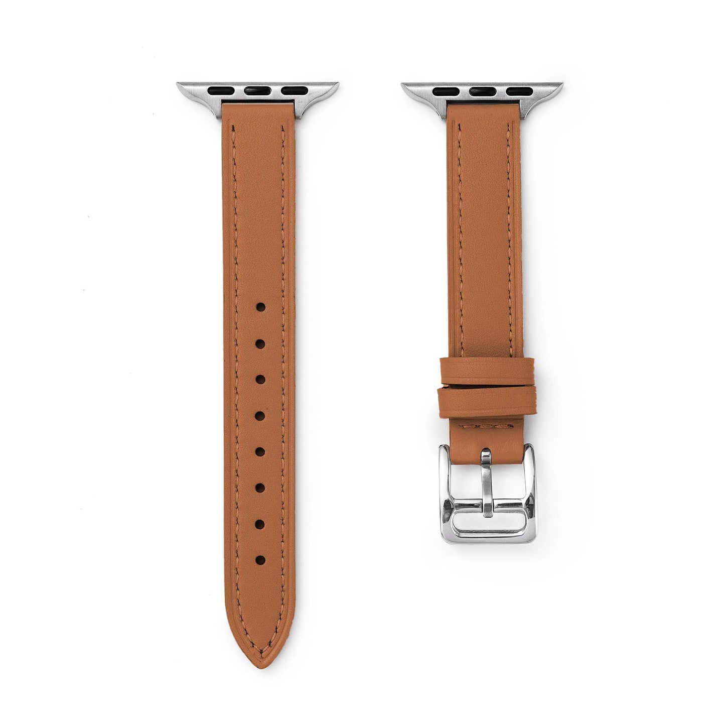 Ultra-Slim Genuine Leather Watch Band
