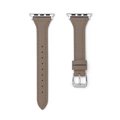 Premium Minimalist Genuine Leather Watch Band for Apple Watch