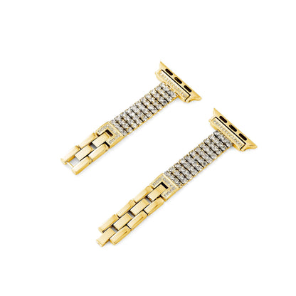 Diamond-Studded Apple Watch Band - Luxurious Sparkle for Elegant Style