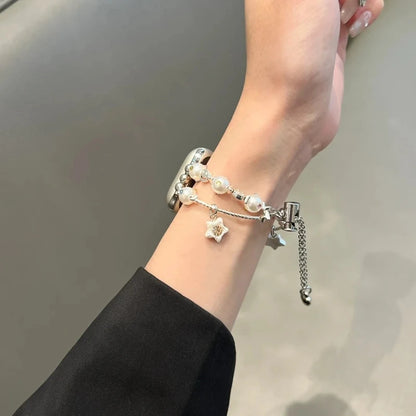 Nova Straps™ Pearl Charm Bracelet Band