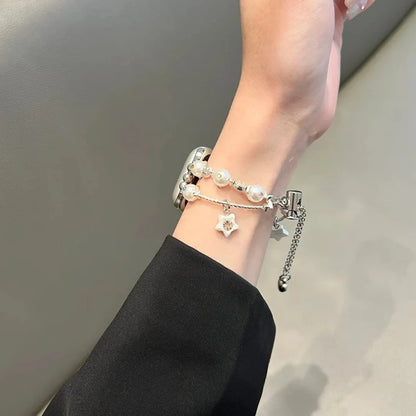 Nova Straps™ Pearl Charm Bracelet Band
