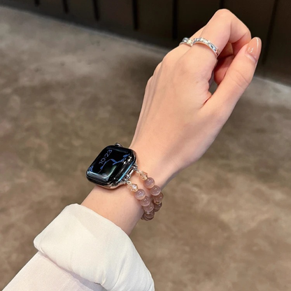 Rosé Aura — Apple Watch Crystal Bracelet