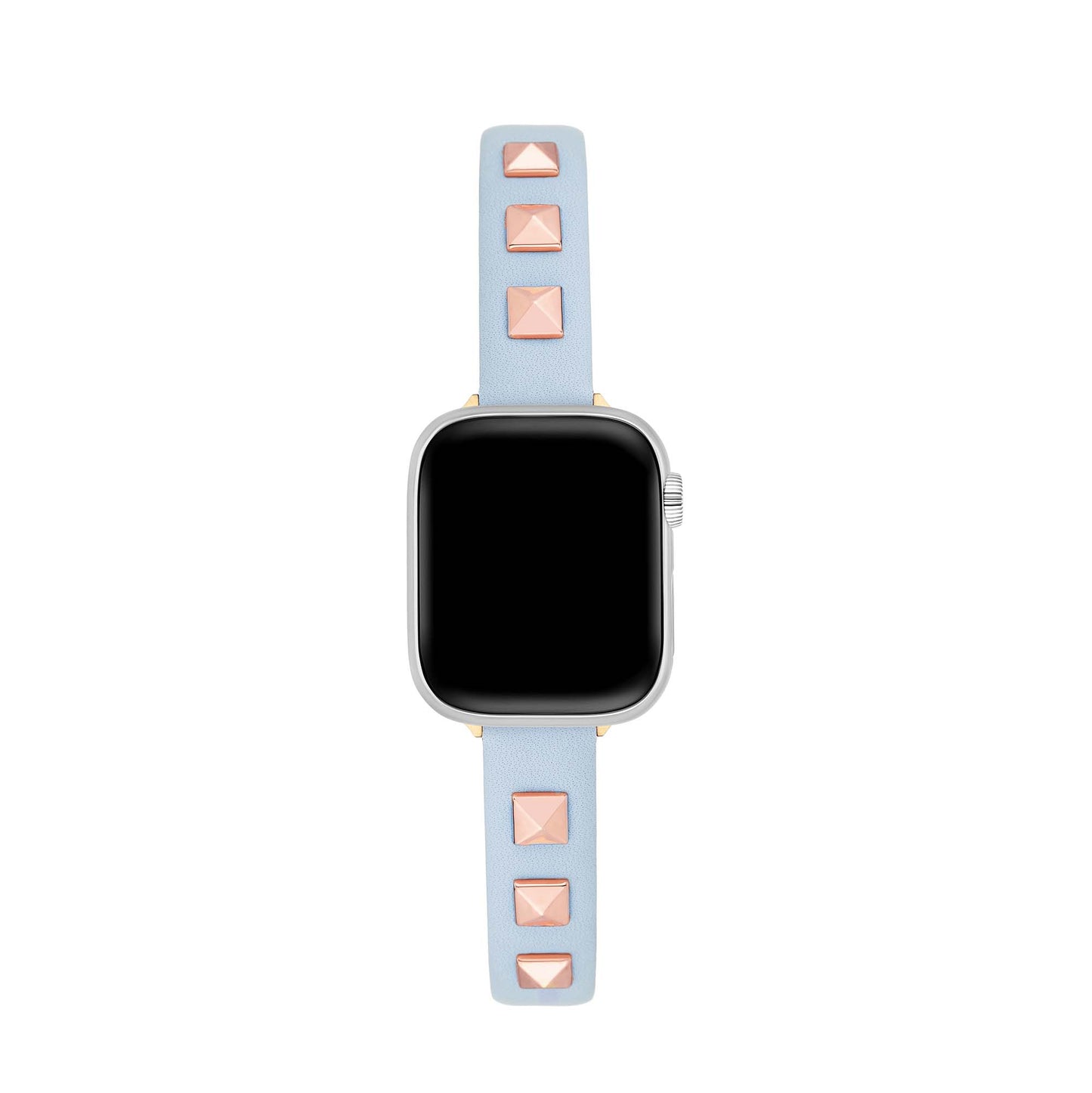 Chic Rivet-Studded Leather Band for Apple Watch - Sleek, Durable Style