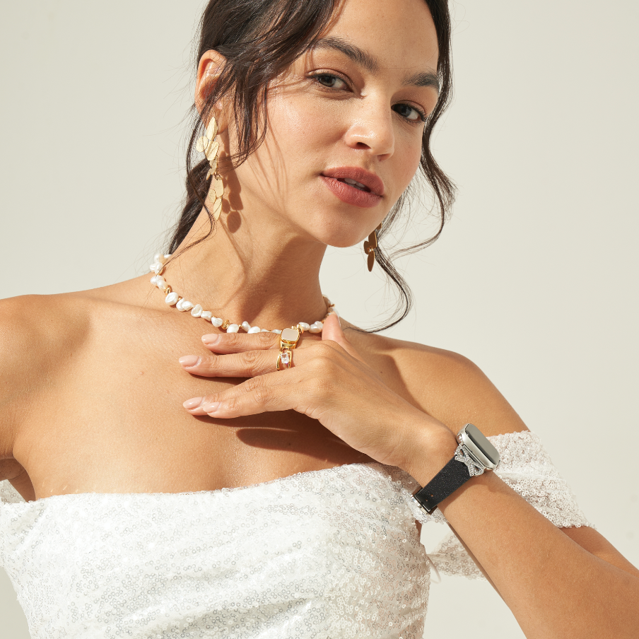 Crystal Bowknot Sparkling Watch Band for Apple Watch
