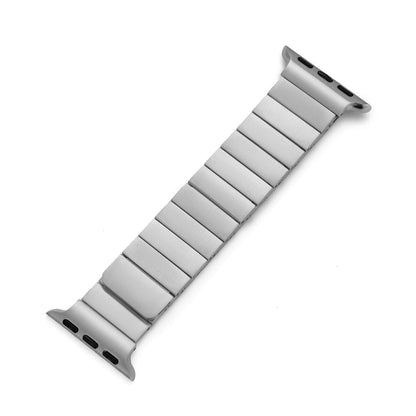 Sleek Unisex Rectangular Stainless Steel Watch Band