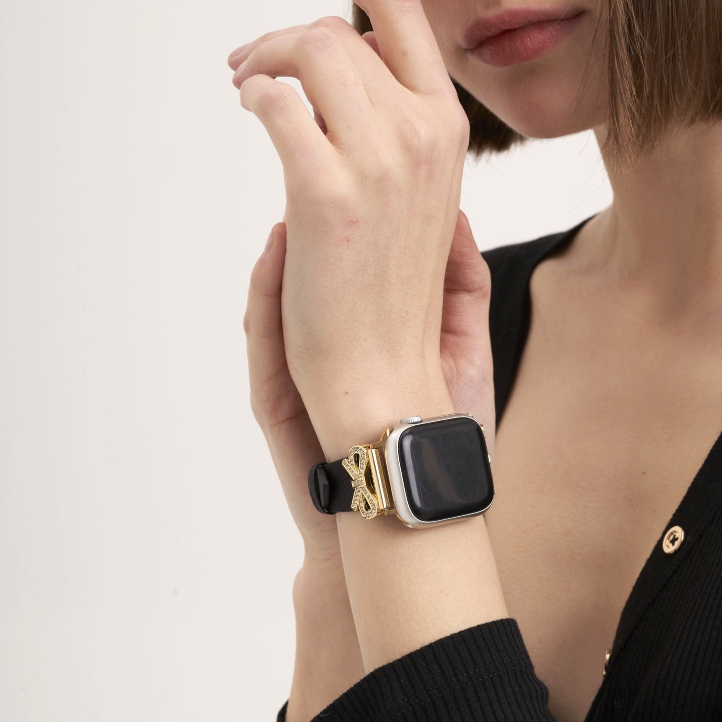 Crystal Bowknot Sparkling Watch Band for Apple Watch
